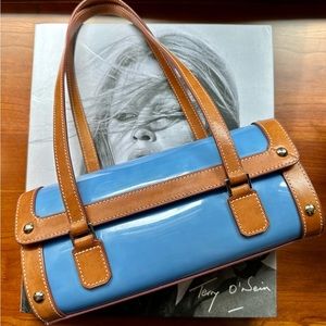MAXX New York electric Blue LACQUERED PURSE